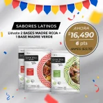 Pack dos bases madre roja más una base madre verde